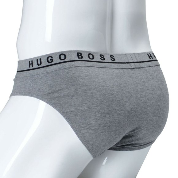 Hugo Boss Men's Gray Stretch Briefs US M IT M - Picture 3 of 6